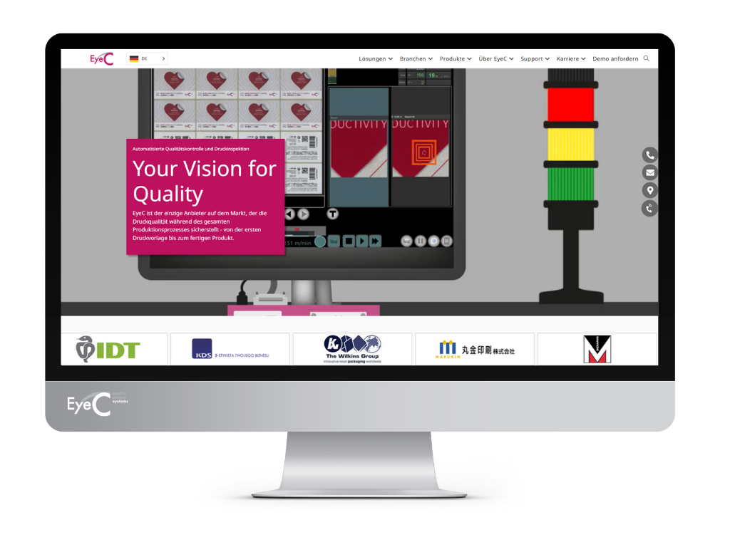 EyeC Relaunches Website 2025